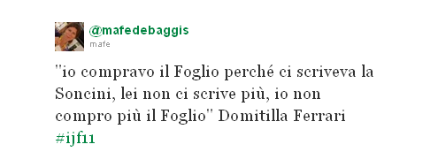 dal liveblogging di mafe