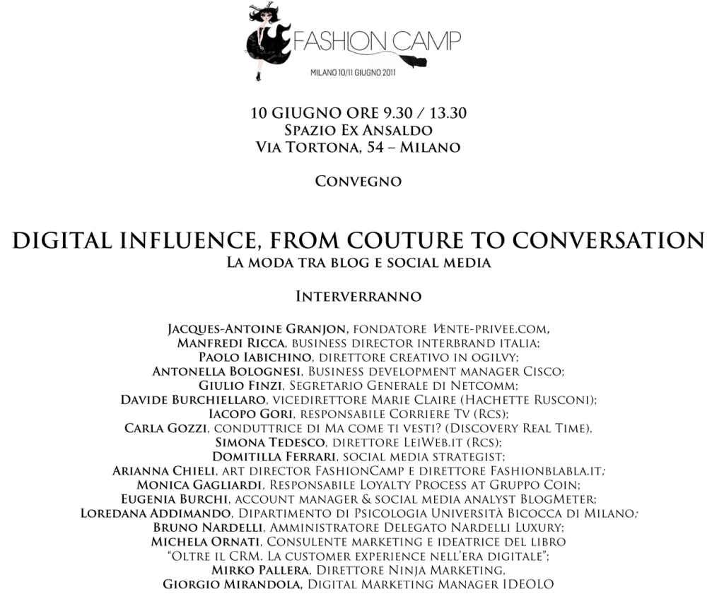 Digital Influence, from couture to conversation