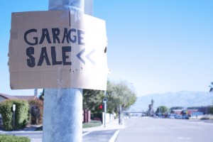 garage sale